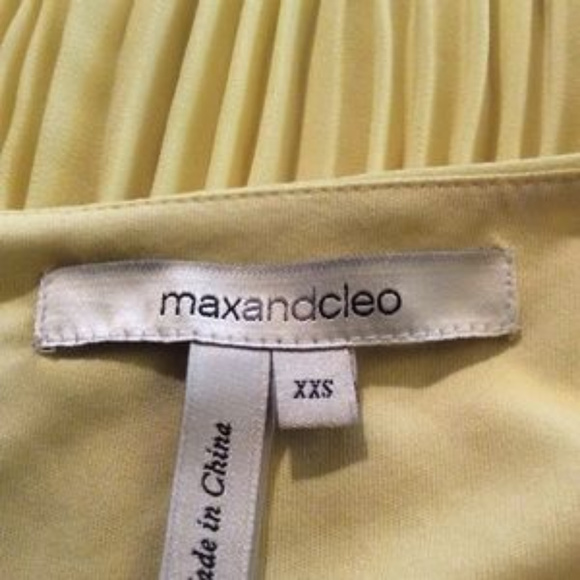 Max & Cleo Color Block  Pleated Dress XXS - Picture 4 of 5